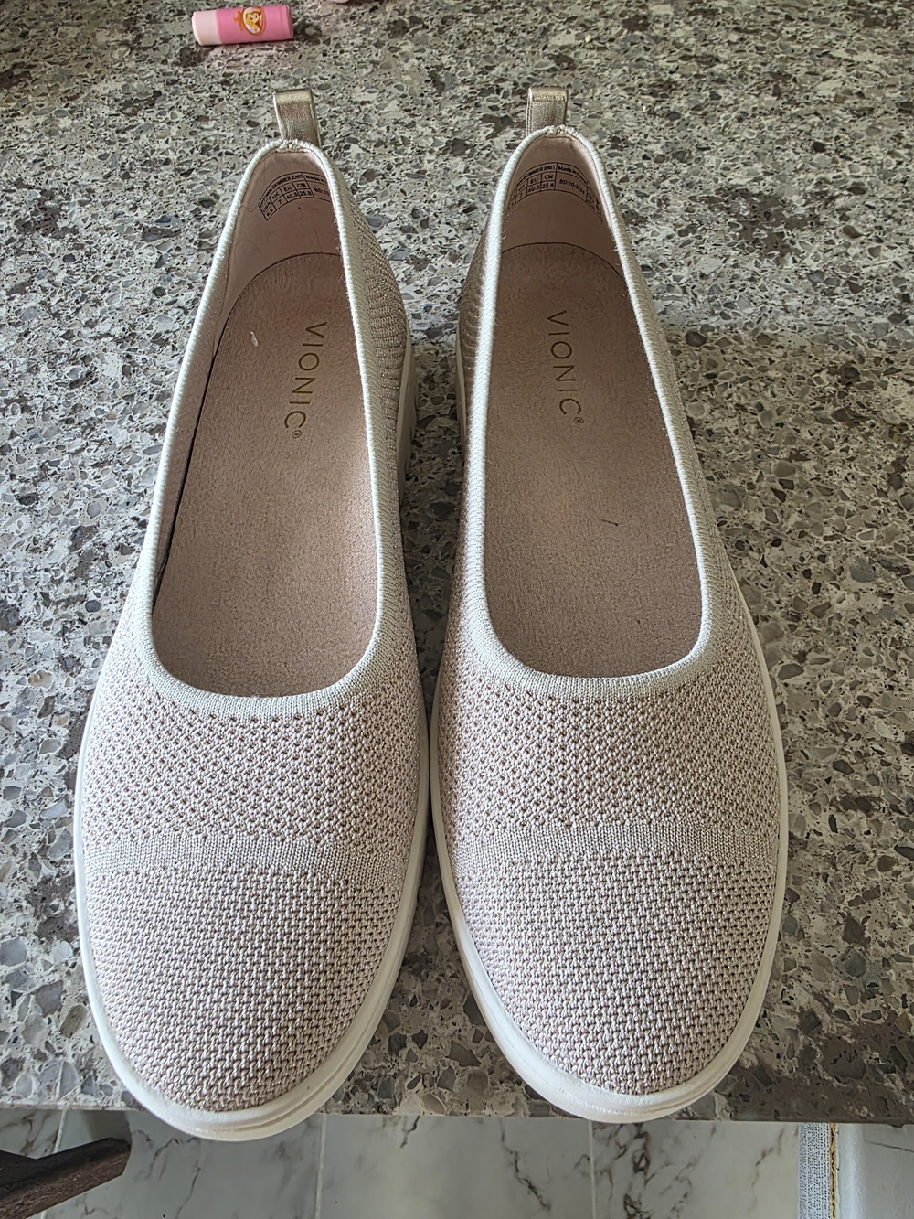Womens Vionic Summer Knit Flat Loafers Sz 9.5